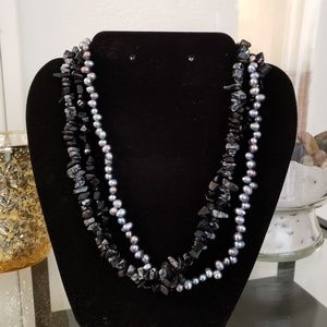 Multi-Strand Beaded Necklace